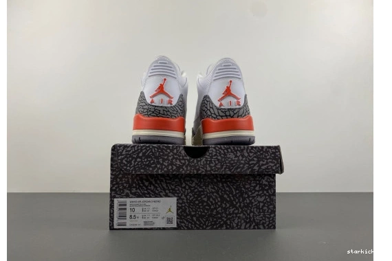 Peach Jordan 3 CK9246-121 Georgia Retro CK9246-121  0216
